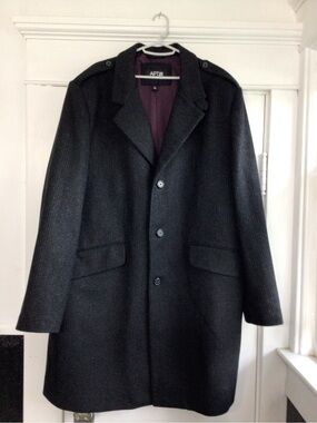Apt. 9 Men’s Charcoal Wool-Blend Overcoat